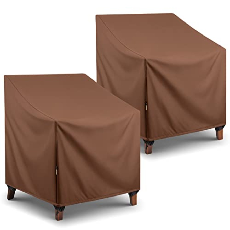 Outdoor Furniture Cover Waterproof - 防水パティオチェアカバー、頑丈な屋外ラウンジチェアカバー、芝生庭用回転ロッキングチェア用パティオ家具カバー