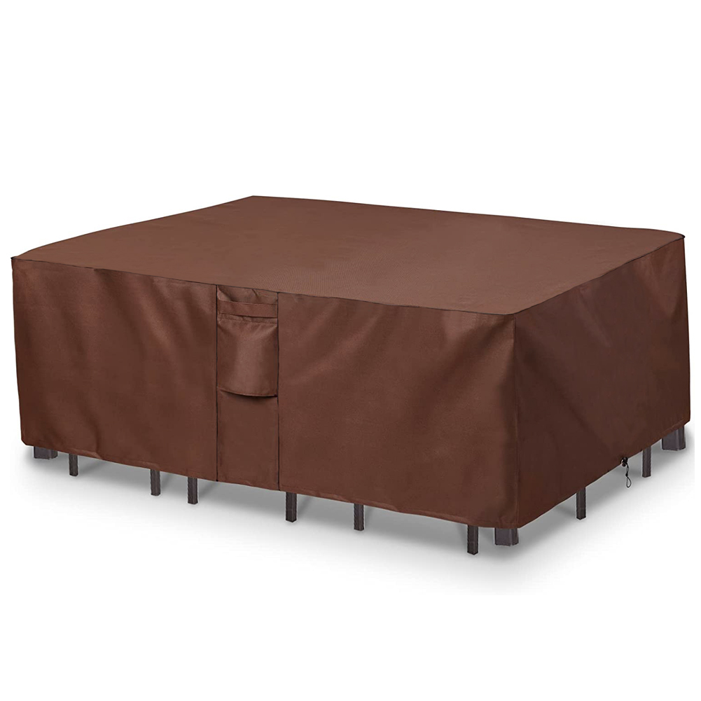Outdoor Furniture Upholstery Near Me - 屋外用防水ガーデンファニチャーカバー,茶色の420dガーデンファニチャーカバー,防風,uv保護,ソファテーブルチェア用