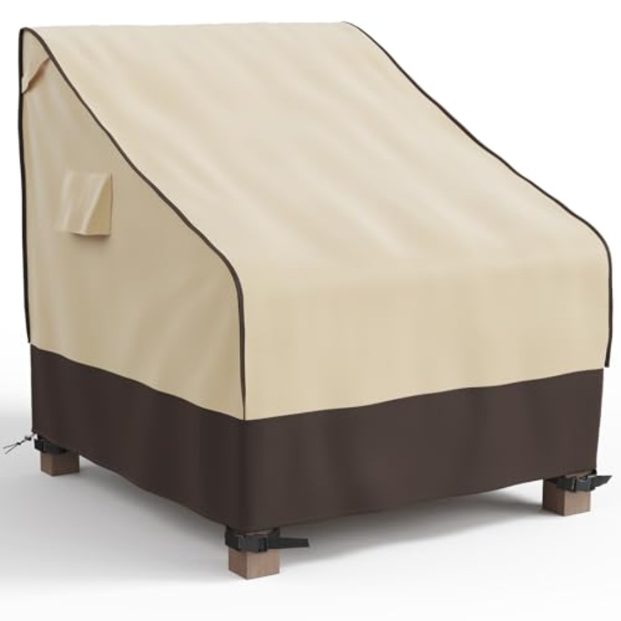 Outdoor Furniture Cover Waterproof - パティオチェアカバー 防水、紫外線耐性のある屋外芝生パティオ家具保護カバー、高耐久オックスフォード布防風ガーメントカバー