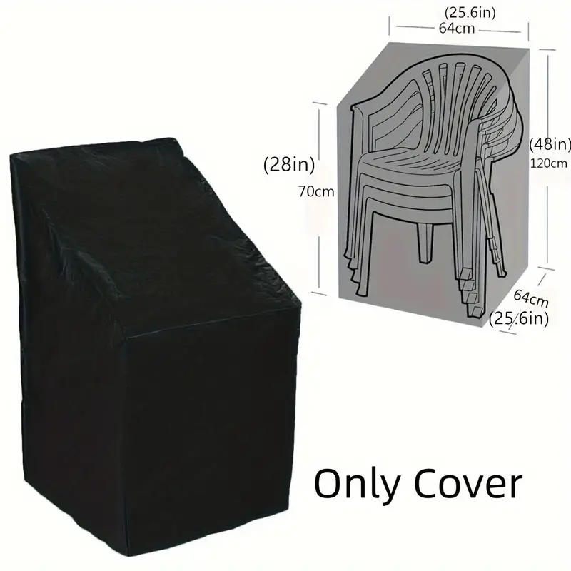 Outdoor Furniture Upholstery Near Me - 頑丈な積み重ね可能な椅子カバー、防水防塵耐雨、屋外ガーデンパティオ積み重ね家具用保護カバー