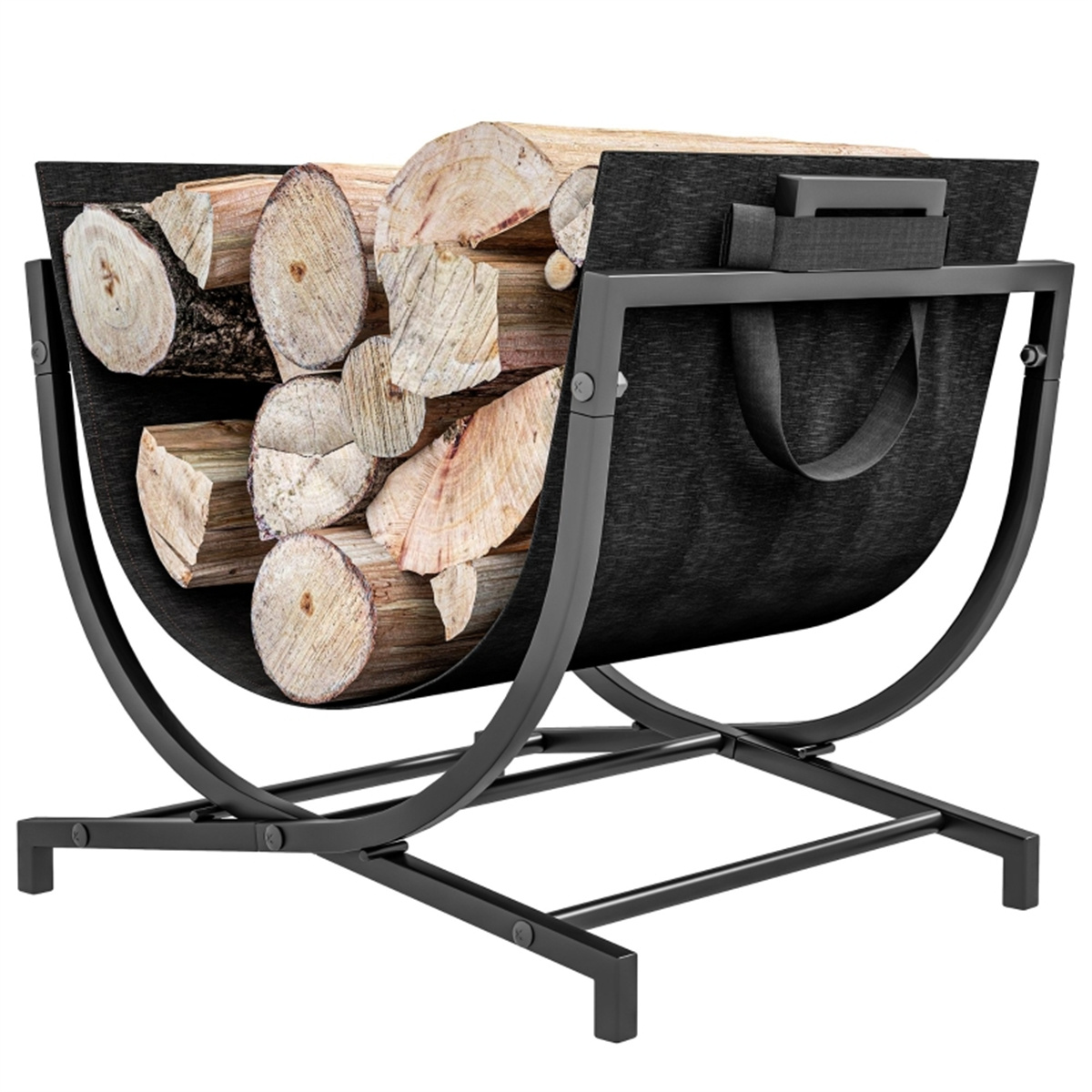 Outdoor Furniture Wood - 屋外用家具薪ラック頑丈な木材収納ホルダー