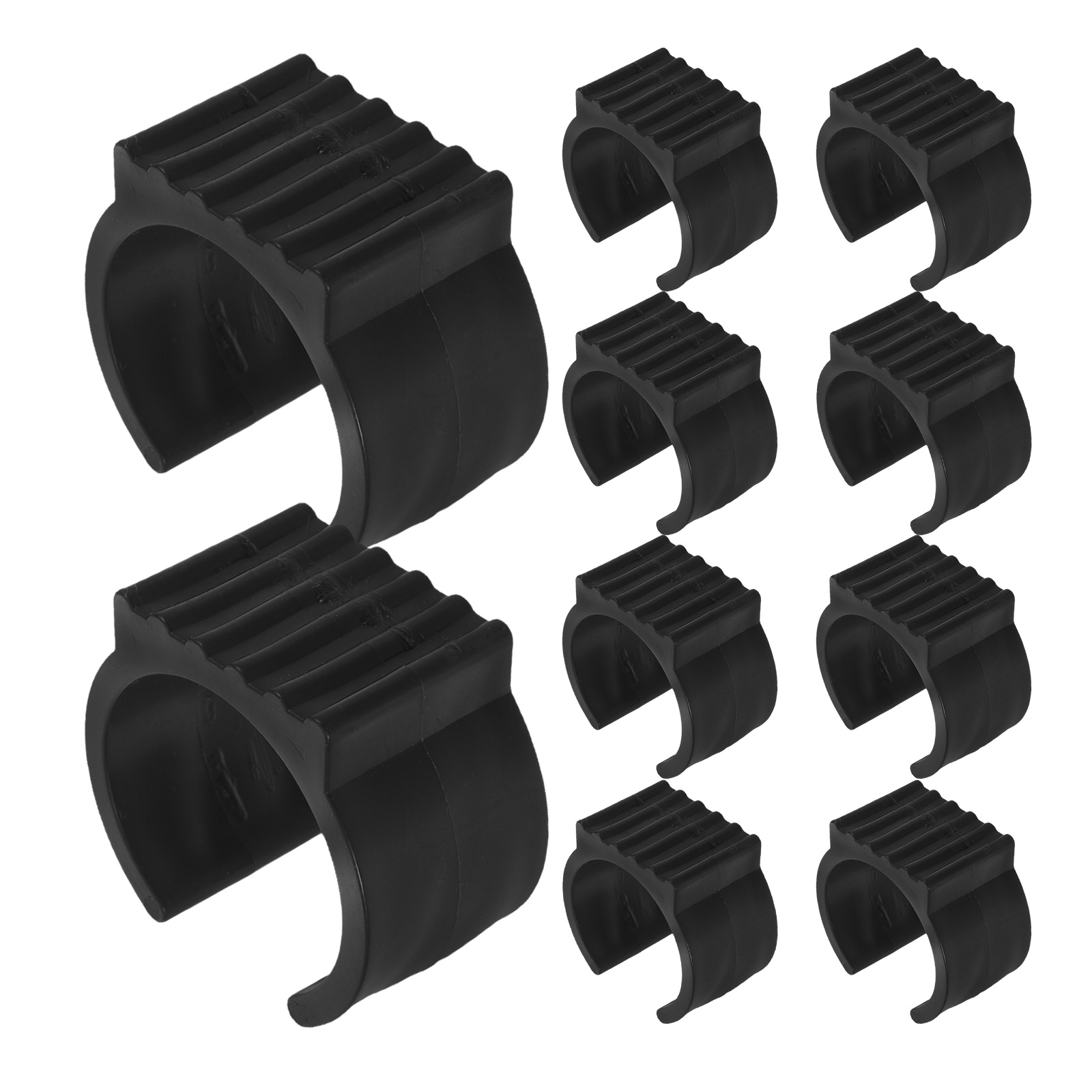 Outdoor Furniture Protector - 20 個ハンモックスタンドフットパッド 38-42 ミリメートル U 字型ビニール椅子脚キャップ滑り止め家具フットプロテクター屋外キャンプ用