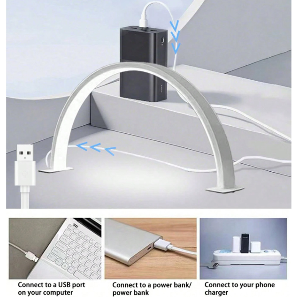 Outdoor Furniture Aluminium - ネイルランプ 40/66CM 補光ライト USB 5V LEDテーブルランプ