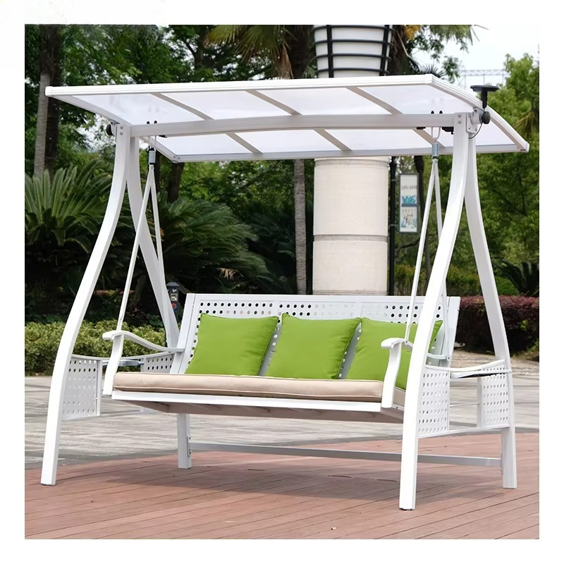 Garden Swing Chair - 屋外スイングチェア 吊り下げ式ガーデンチェア パティオスイングチェア クッション付き
