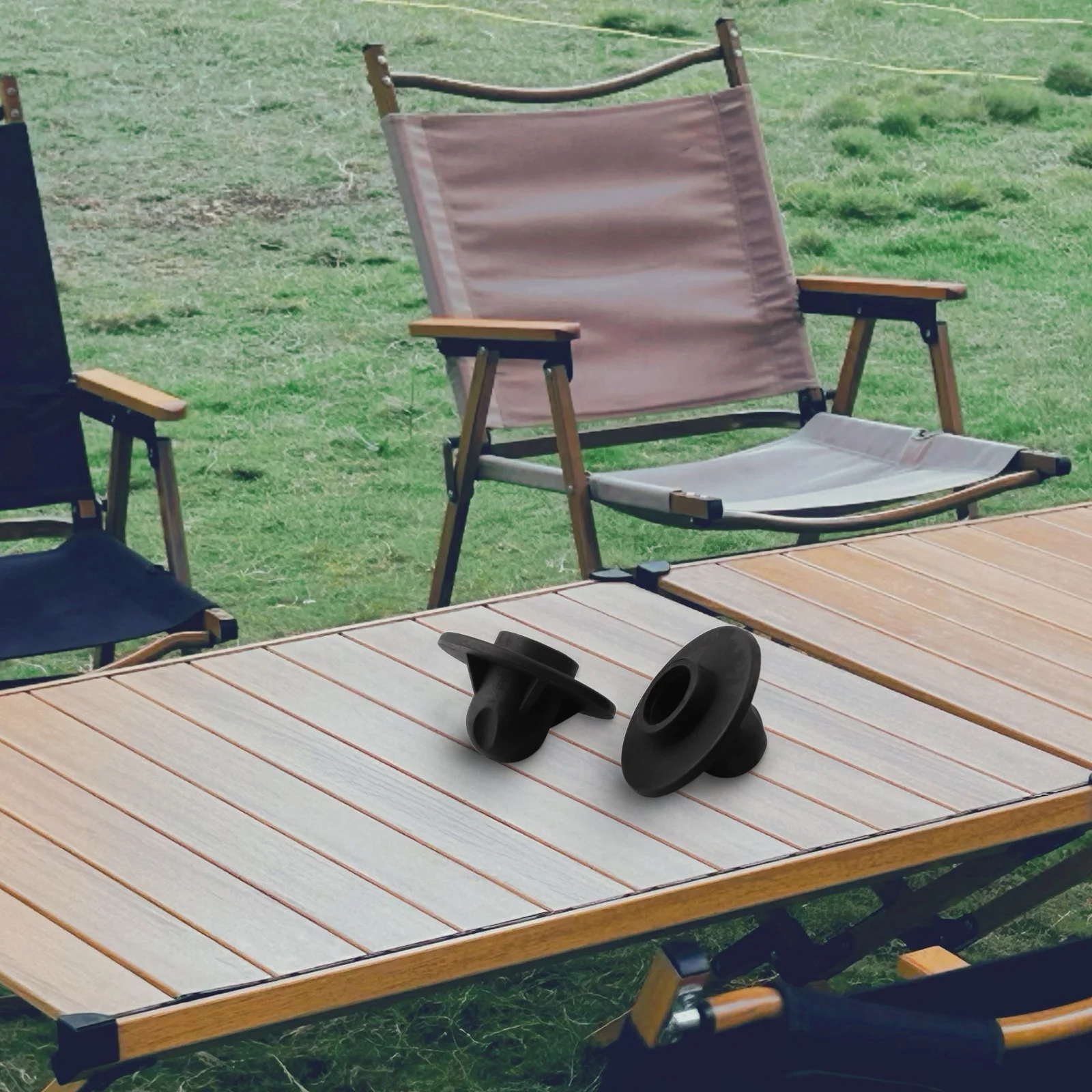 真新しい実用的な高品質椅子フットキャップキャンプ用黒家具素材 - Outdoor Furniture Brand のレビューと価格