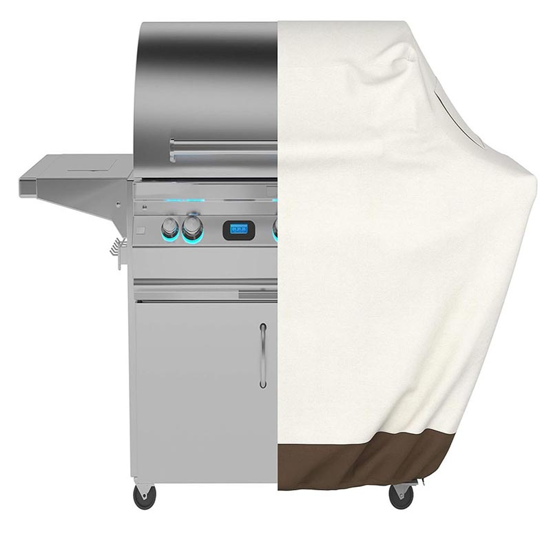 屋外ガスBBQフード210D大型BBQベージュバーベキューグ - Outdoor Furniture Upholstery Near Me のレビューと価格