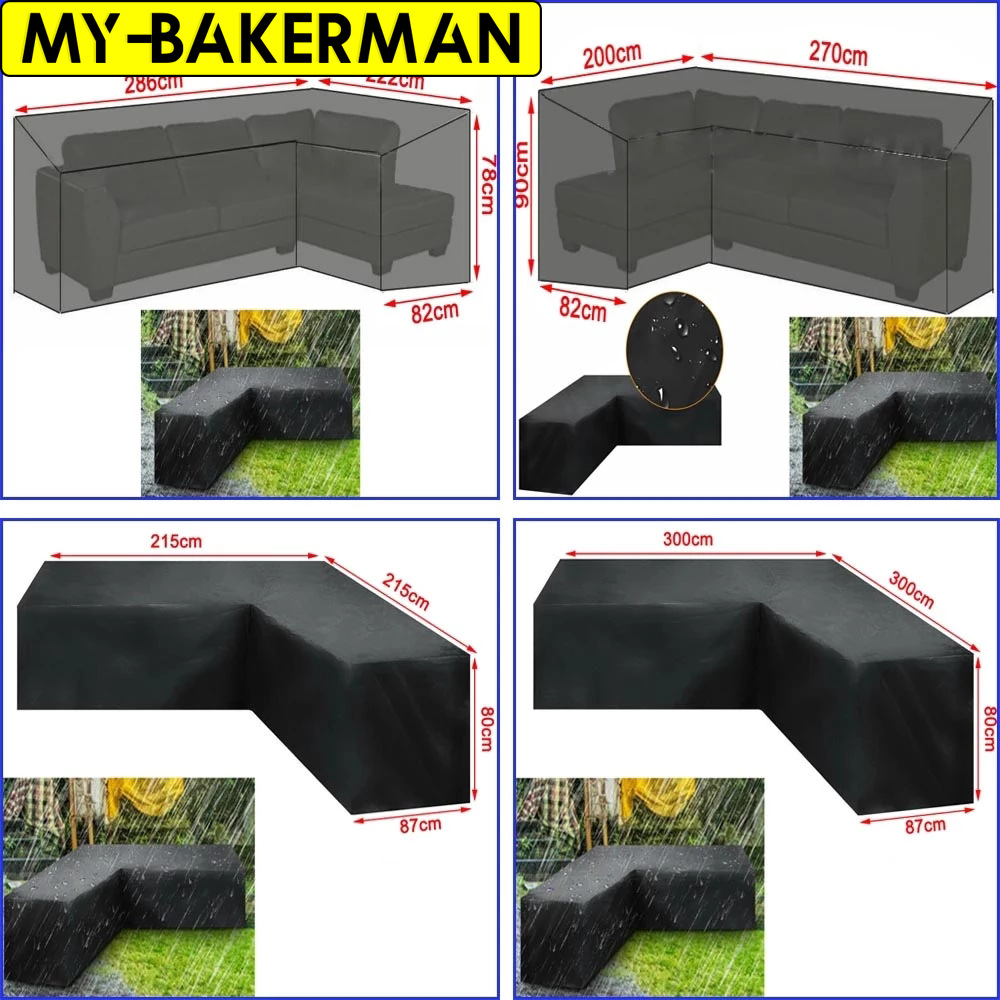 L字型家具防水カバー屋外ガーデンパティオ籐製ソファ防塵V字型 - Outdoor Furniture Upholstery Near Me のレビューと価格