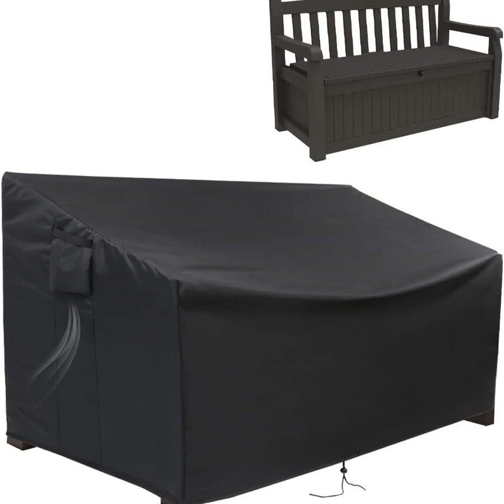頑丈なパティオソファカバー 防水屋外カウチカバー パティオ家 - Outdoor Furniture Black のレビューと価格