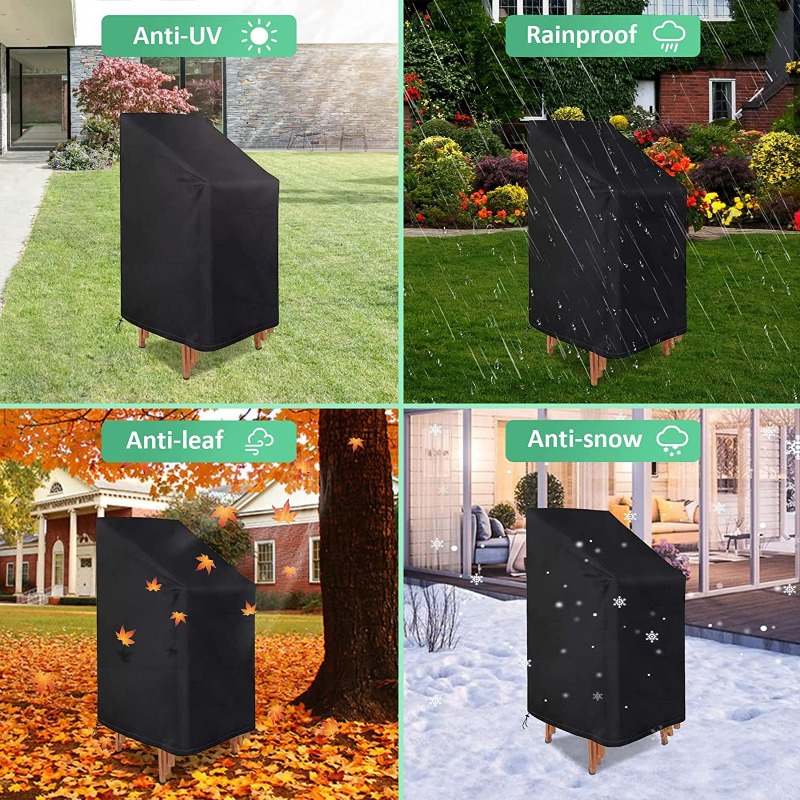 1/2/個入り スタックチェア用ダストカバー 防水防塵 パテ - Outdoor Furniture Protector のレビューと価格