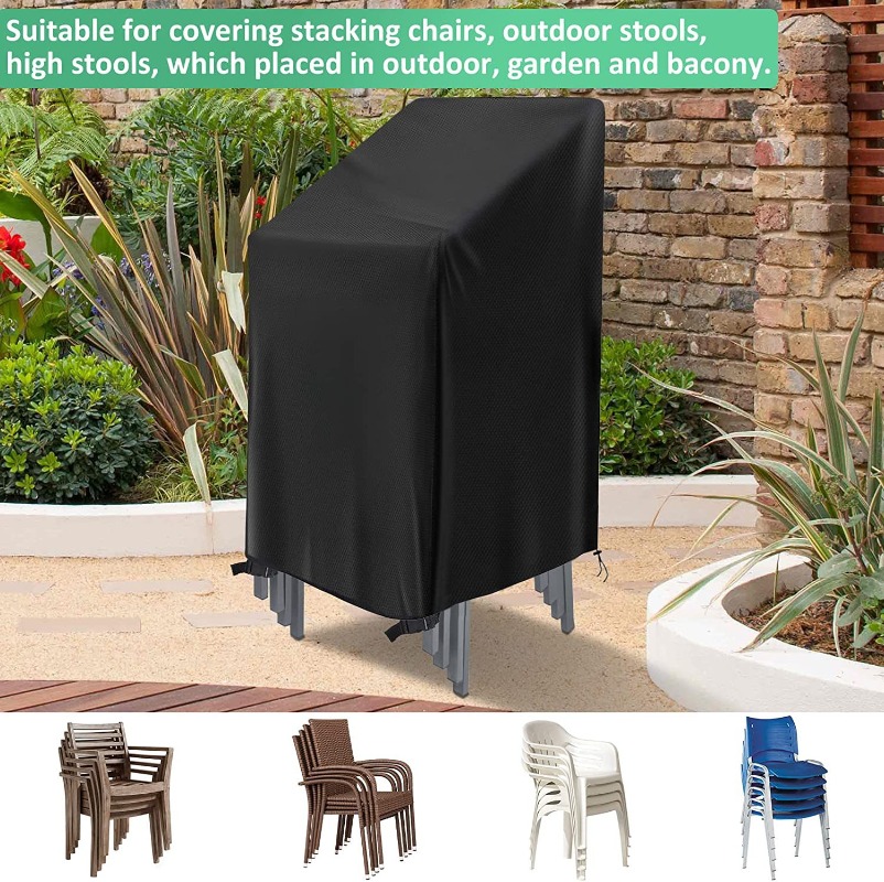1/2/個入り スタックチェア用ダストカバー 防水防塵 パテ - Outdoor Furniture Protector のレビューと価格
