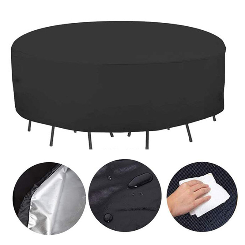 12 サイズラウンド家具カバー 210D 高耐久パティオ家具 - Outdoor Furniture Used のレビューと価格