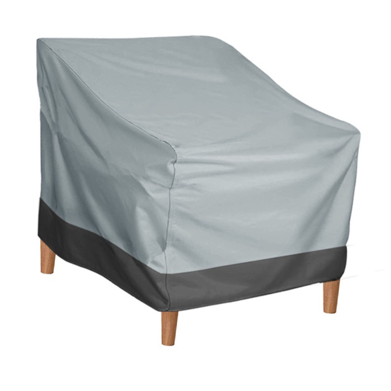 パティオチェアカバー オックスフォード布 撥水 シルバーコー - Outdoor Furniture Black のレビューと価格