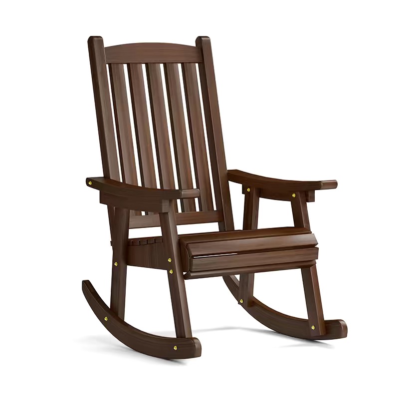屋外用家具木製ロッキングチェア素朴なアメリカンカントリースタ - Outdoor Furniture Vintage のレビューと価格