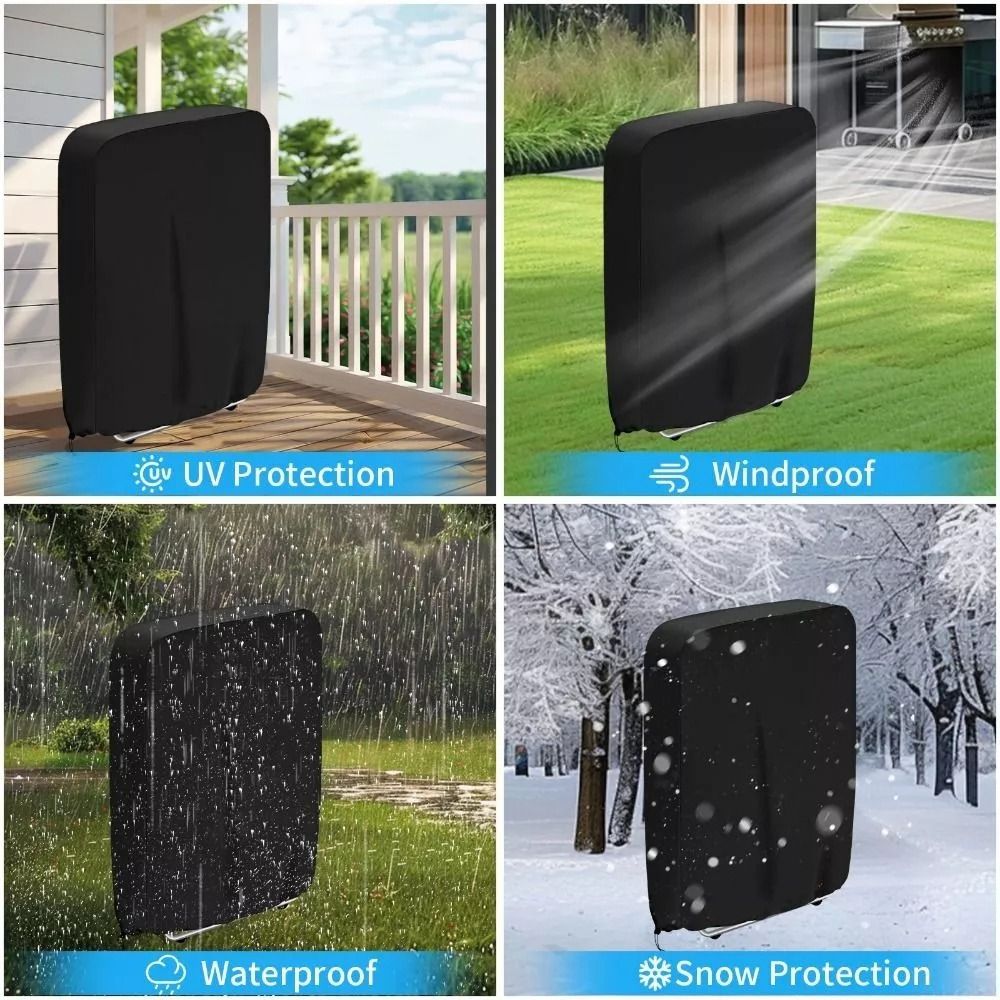 ガーデン/屋外折りたたみ椅子カバー、ブラック防水&UV耐性、 - Outdoor Furniture Black のレビューと価格