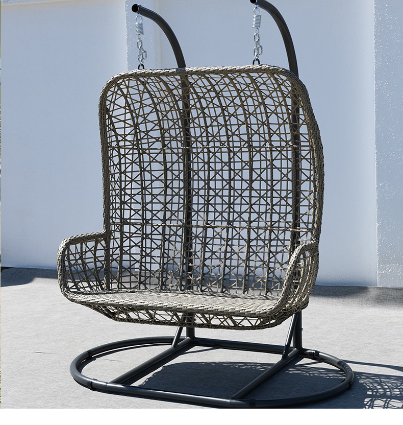 ガーデンパティオ屋外用ダブルチェア2人乗りスイングハンギング - Garden Swing Chair のレビューと価格