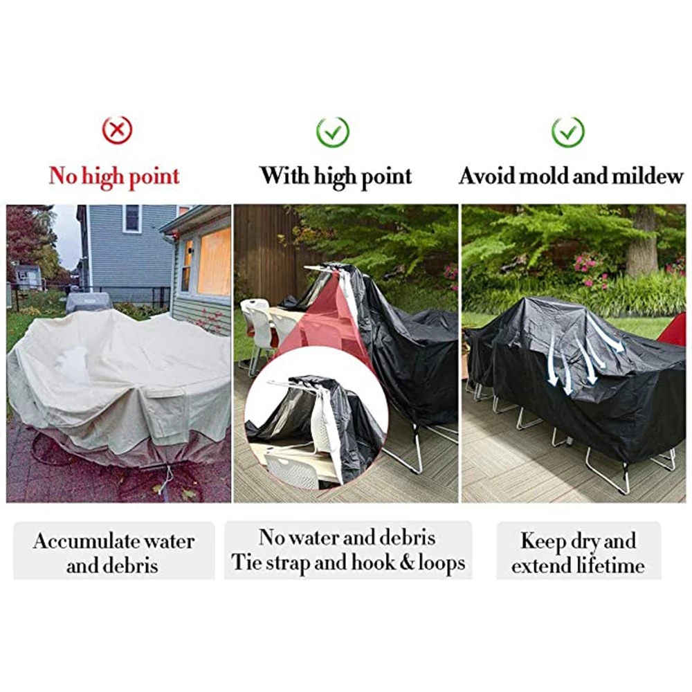 屋外家具カバー防水雨雪防塵防風抗 UV オックスフォード生地 - Outdoor Furniture Upholstery Near Me のレビューと価格