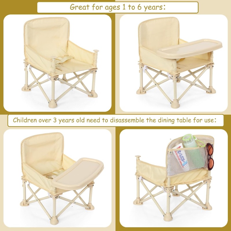 ベビー用屋外ビーチチェア、傘付き背もたれポケット、シートベル - Outdoor Furniture Usa のレビューと価格