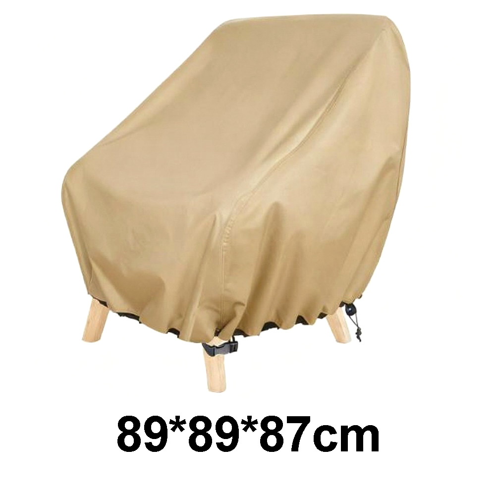 防水パティオチェアカバー 屋外ラウンジ用 深型シングル芝生チ - Outdoor Furniture Cover Waterproof のレビューと価格