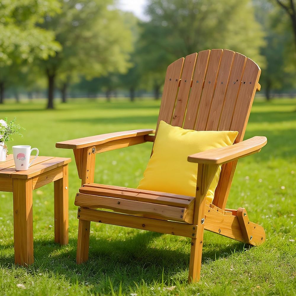 アディロンダックチェアセット4脚、木製アディロンダックチェア - Outdoor Furniture Ofo のレビューと価格