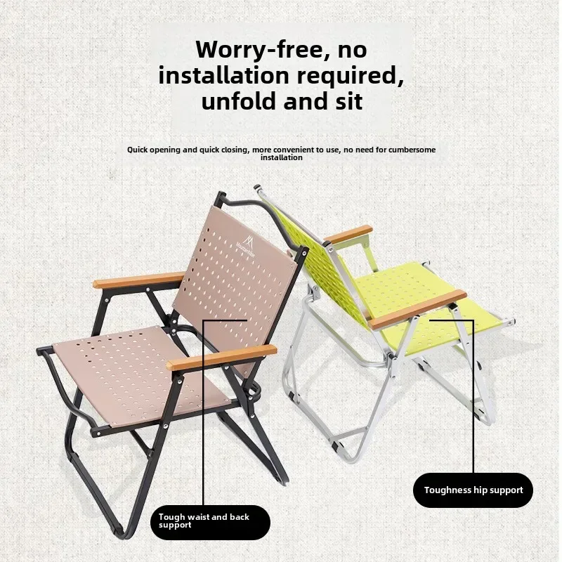 MOUNTAINHIKER キャンプチェア ポータブル折りた - Outdoor Furniture Aluminium のレビューと価格