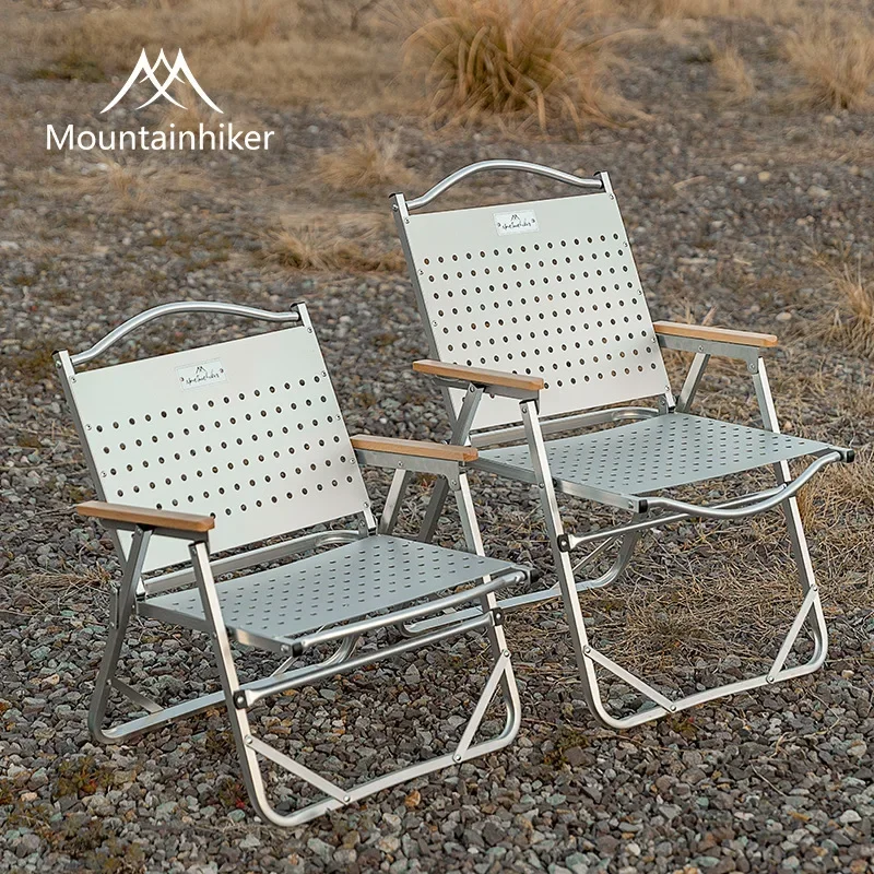 MOUNTAINHIKER キャンプチェア ポータブル折りた - Outdoor Furniture Aluminium のレビューと価格