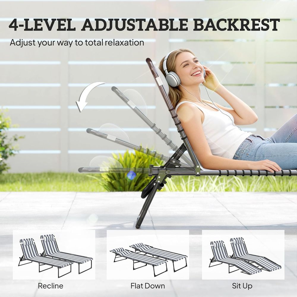 olding シェーズ ラウンジ チェア アウトドア セット - Outdoor Furniture Ofo のレビューと価格