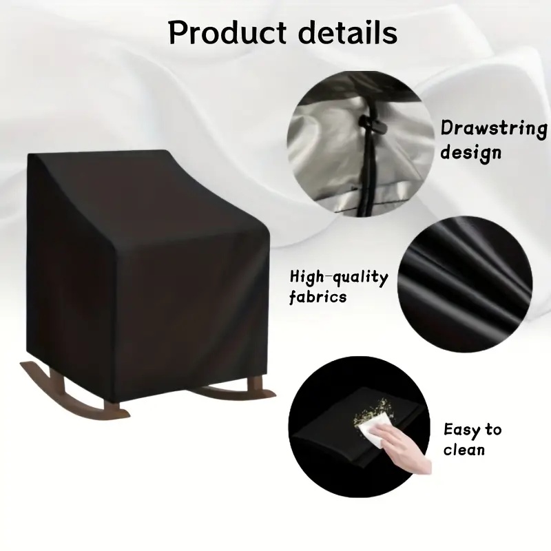 頑丈なオックスフォード生地の屋外ロッキングチェアカバー -  - Outdoor Furniture Protector のレビューと価格