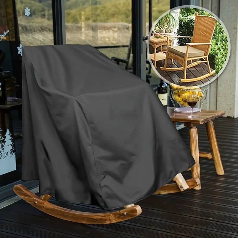 頑丈なオックスフォード生地の屋外ロッキングチェアカバー -  - Outdoor Furniture Protector のレビューと価格