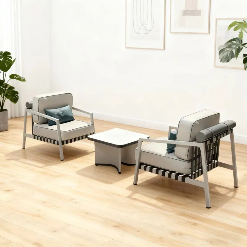 北欧風屋外ラタンソファアルミ合金製ウィッカーパティオ家具セッ - Rattan Lounge Set のレビューと価格