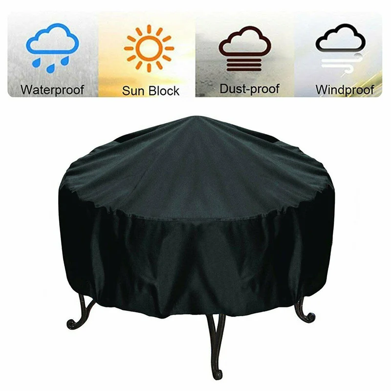ファイヤーピットカバーラウンド火鉢ストーブカバー防水防風日焼 - Outdoor Furniture Upholstery Near Me のレビューと価格