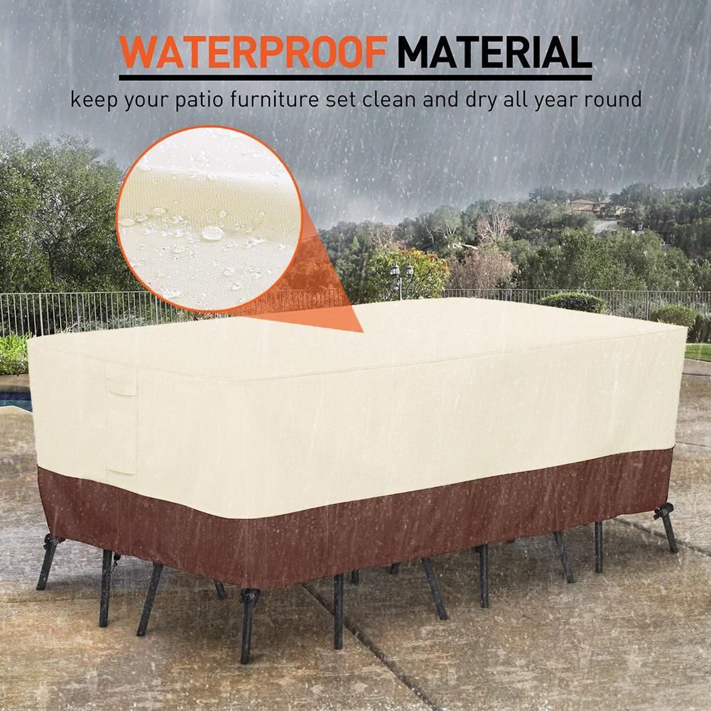 420D ヘビーデューティ屋外ガーデン家具カバーソファテーブ - Outdoor Furniture Upholstery Near Me のレビューと価格