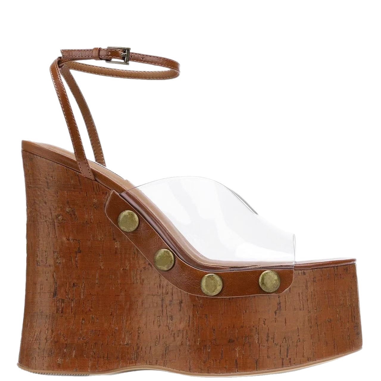 ハイヒール 14 センチメートル厚底サンダル婦人服厚底木目調 - Outdoor Furniture Wood のレビューと価格