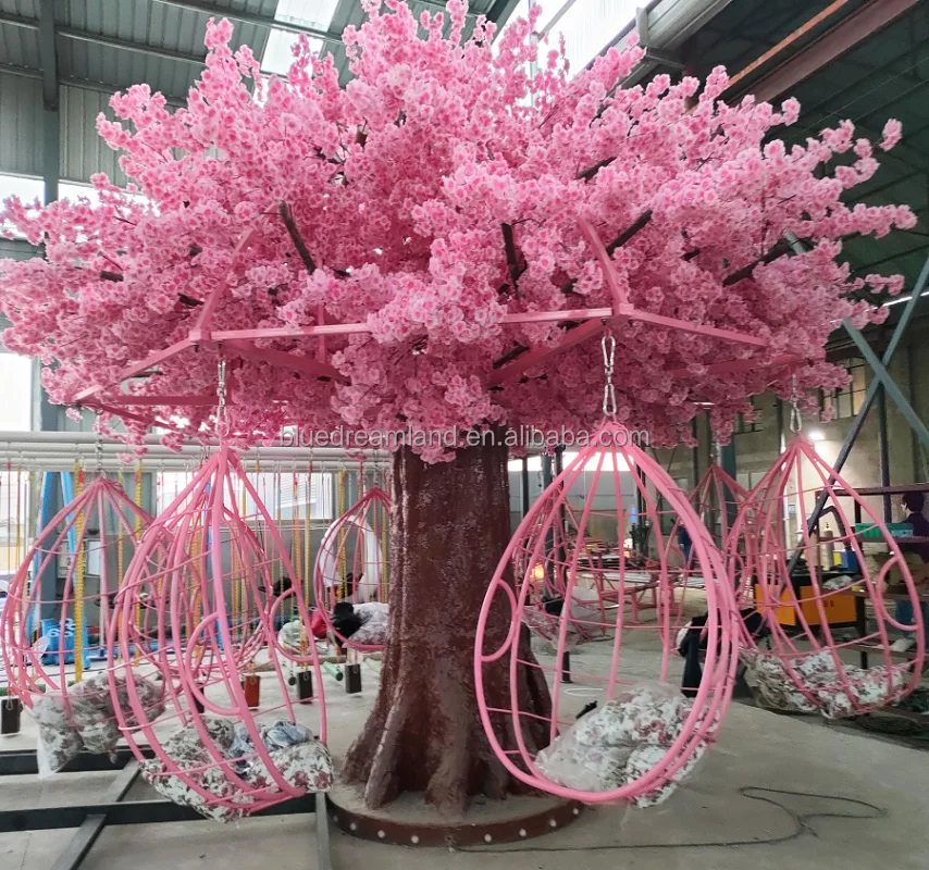 工場供給 カスタム人工屋外庭園桜の木スイングチェア 8人乗り - Garden Swing Chair のレビューと価格