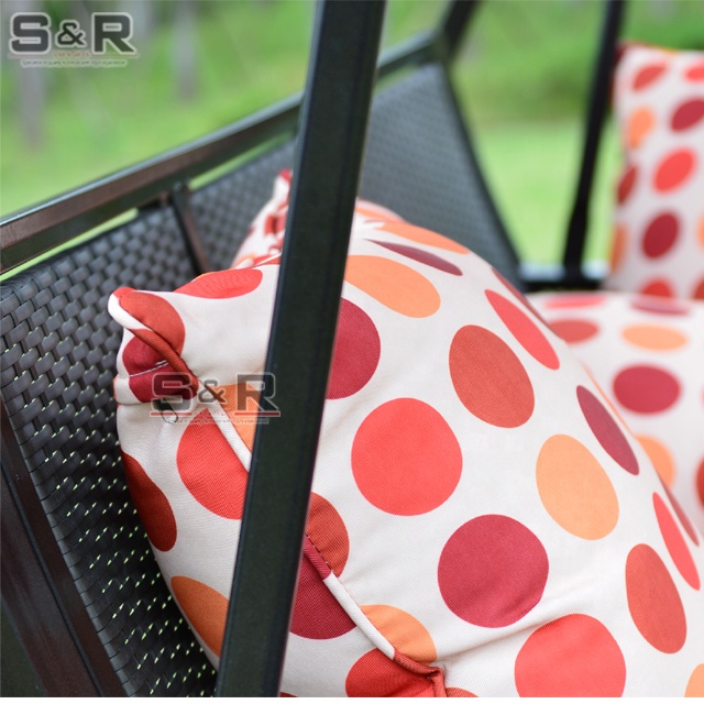 モダンラタンパティオガーデン屋外家具3人掛けハンモックスイン - Garden Swing Chair のレビューと価格