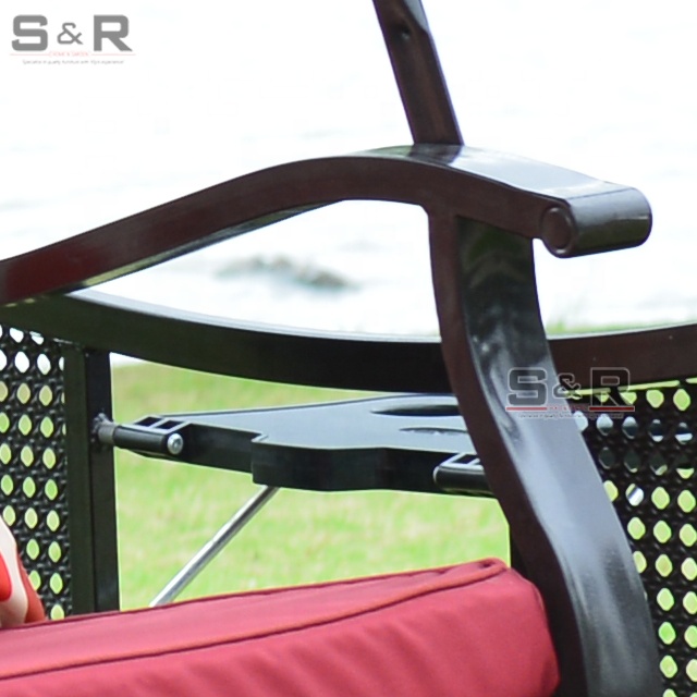 モダンラタンパティオガーデン屋外家具3人掛けハンモックスイン - Garden Swing Chair のレビューと価格