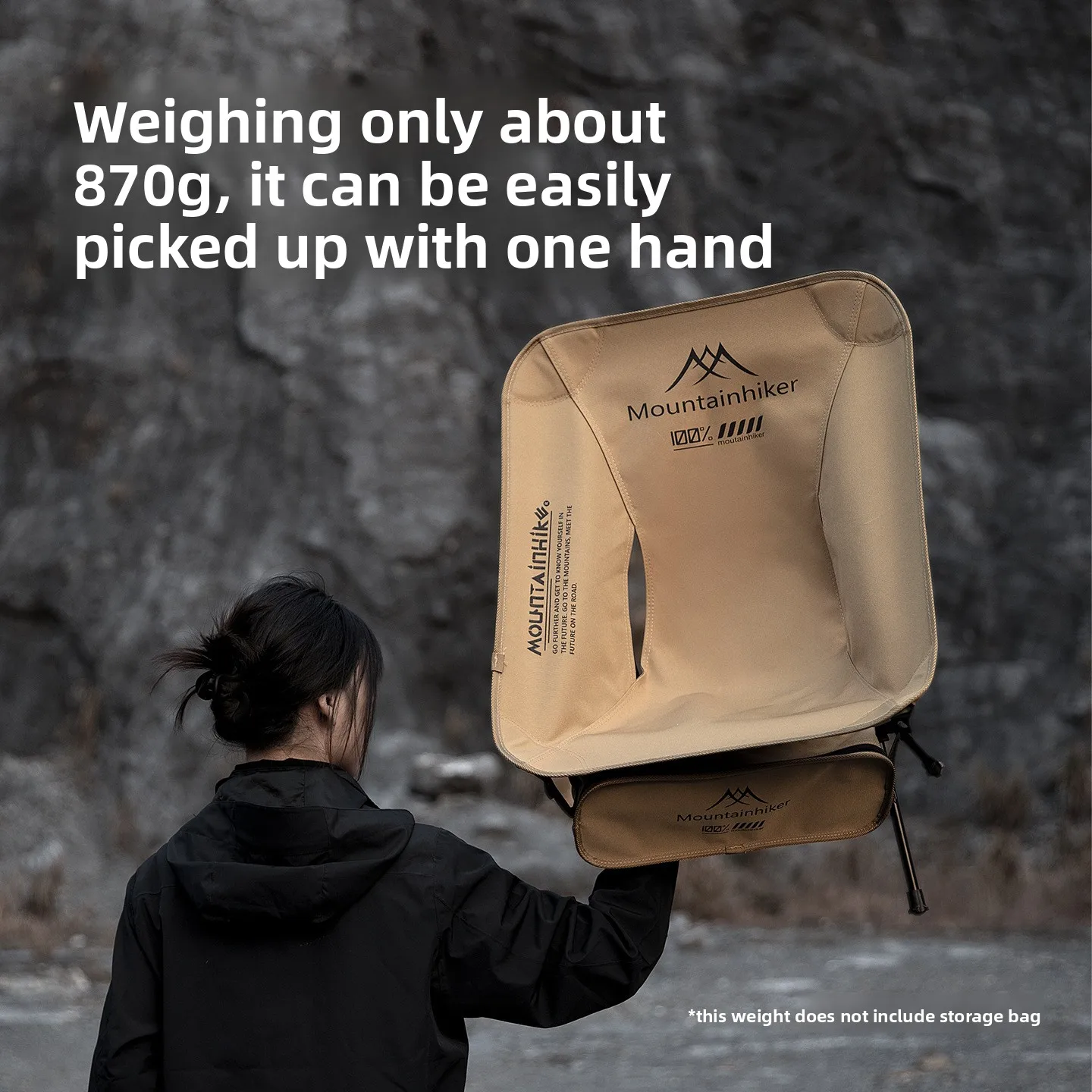 MOUNTAINHIKER 超軽量ポータブル折りたたみムーン - Outdoor Furniture Used のレビューと価格