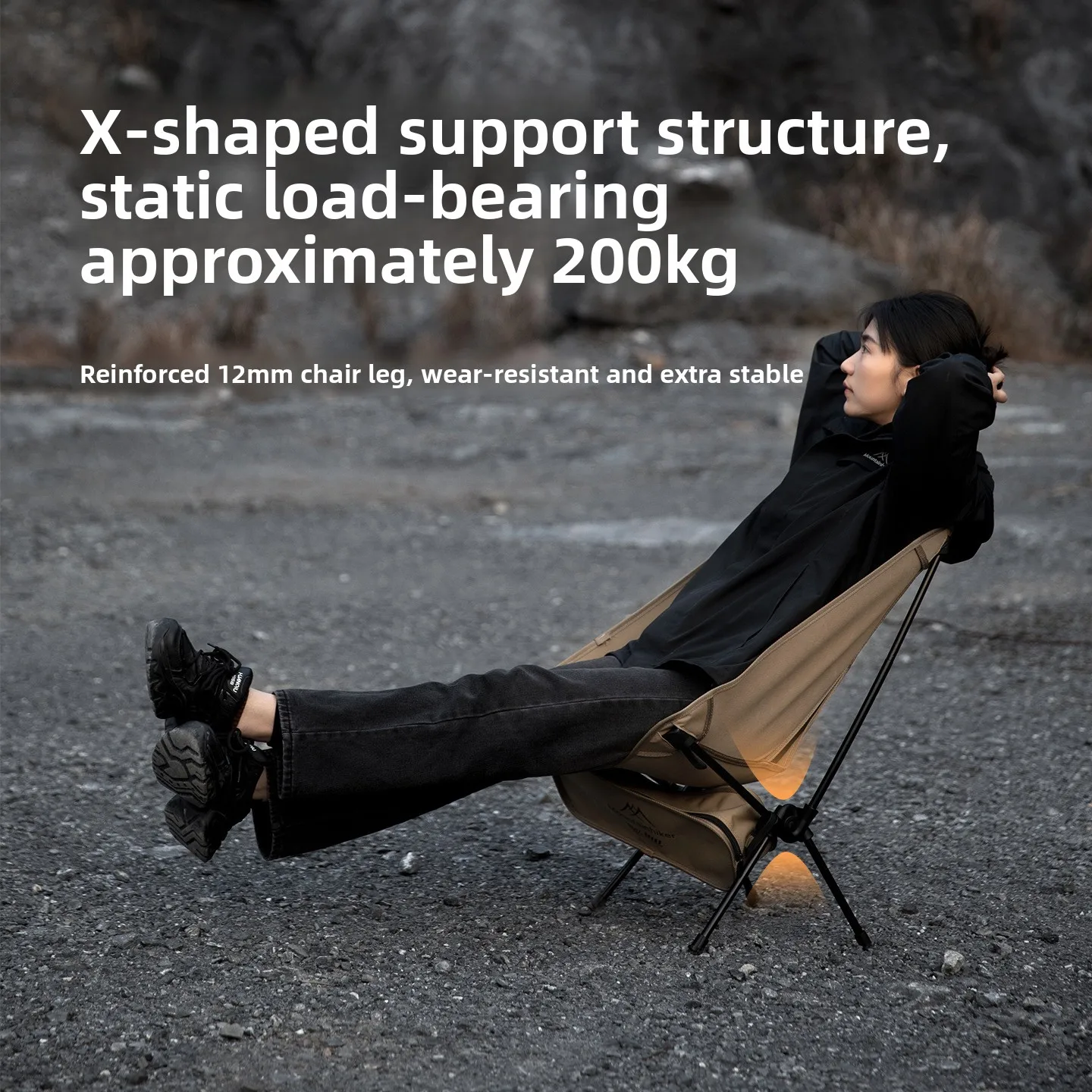 MOUNTAINHIKER 超軽量ポータブル折りたたみムーン - Outdoor Furniture Used のレビューと価格