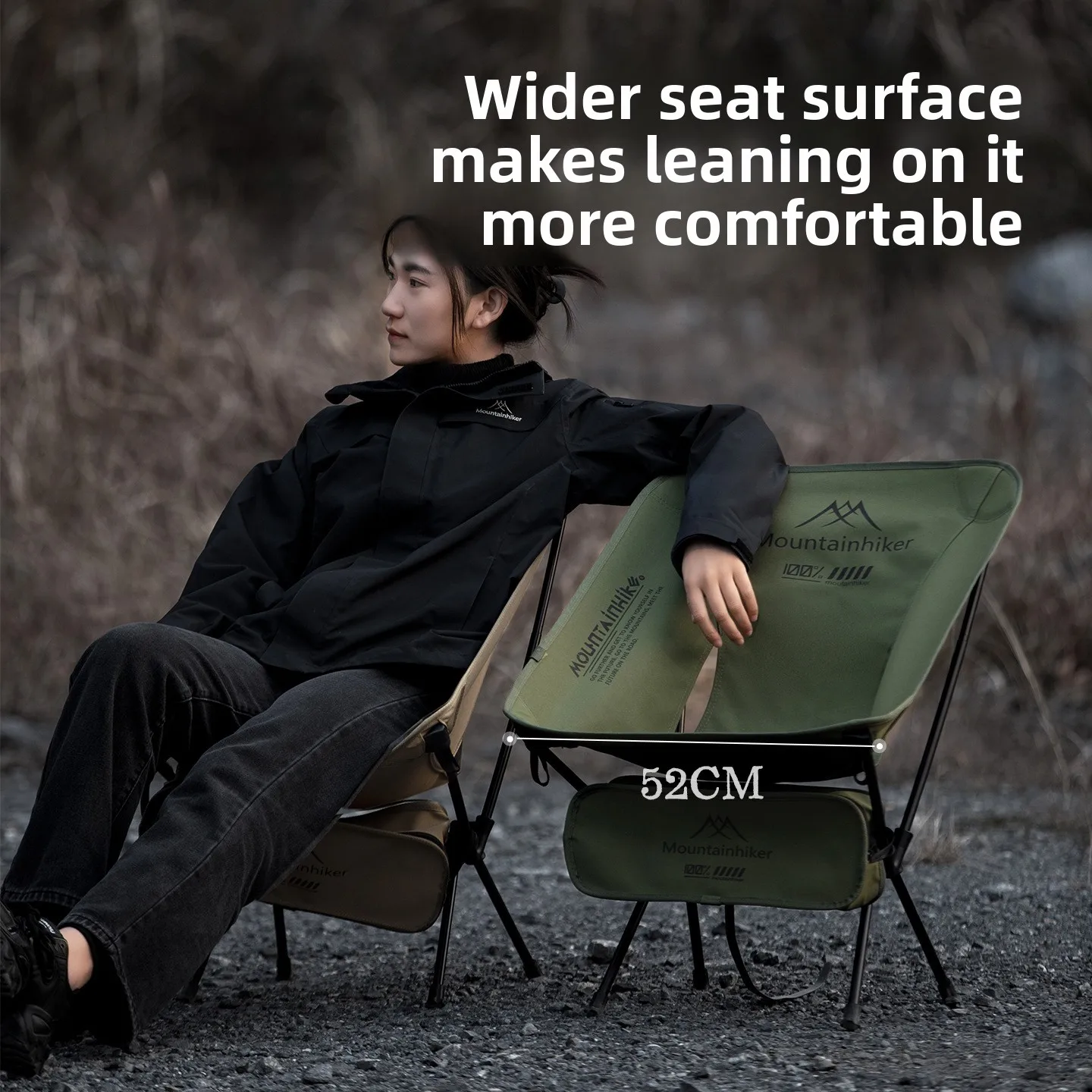 MOUNTAINHIKER 超軽量ポータブル折りたたみムーン - Outdoor Furniture Used のレビューと価格