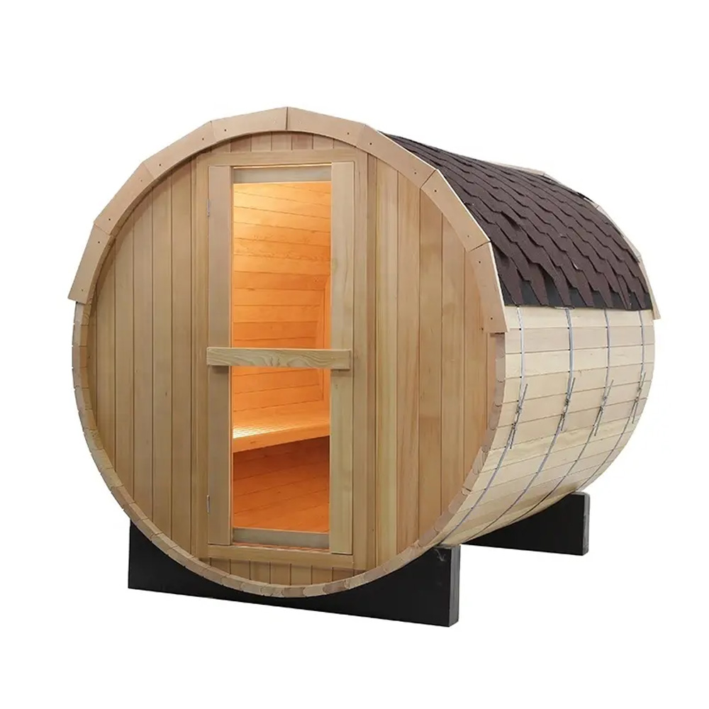 屋外サウナ卸売 屋外4～6人用 カナダ産ヘムロックサウナ ド - Outdoor Furniture Wood のレビューと価格