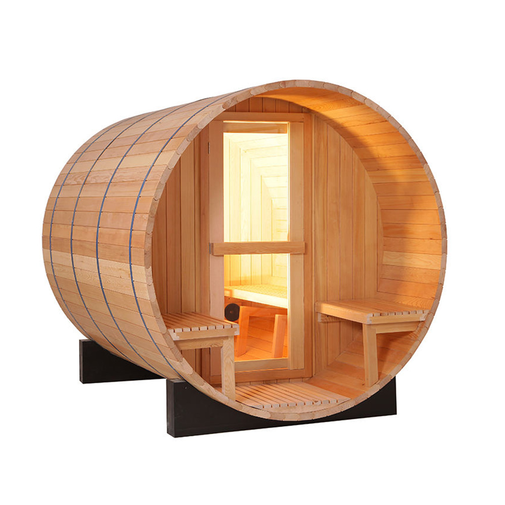 屋外サウナ卸売 屋外4～6人用 カナダ産ヘムロックサウナ ド - Outdoor Furniture Wood のレビューと価格