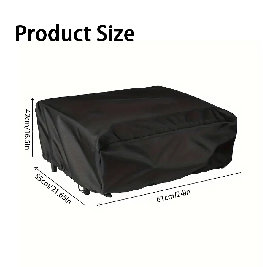 1個入り ブラックオーブン保護カバー 調節可能な巾着付き、キ - Outdoor Furniture Black のレビューと価格