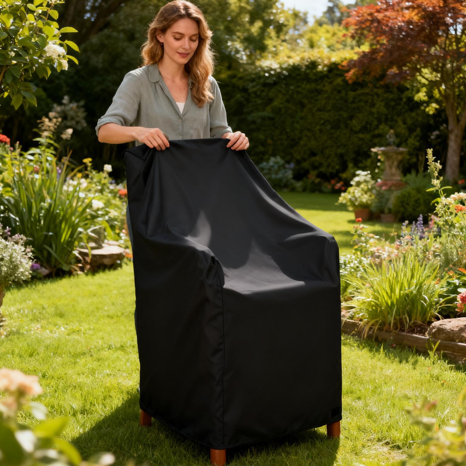ガーデンチェアカバー 頑丈 防水 調整可能 屋外家具保護 デ - Outdoor Furniture Cover Waterproof のレビューと価格