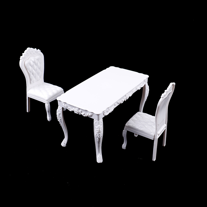ドールハウス 1:6 キッチン家具 ダイニングテーブル 椅子 - Outdoor Furniture Wood のレビューと価格