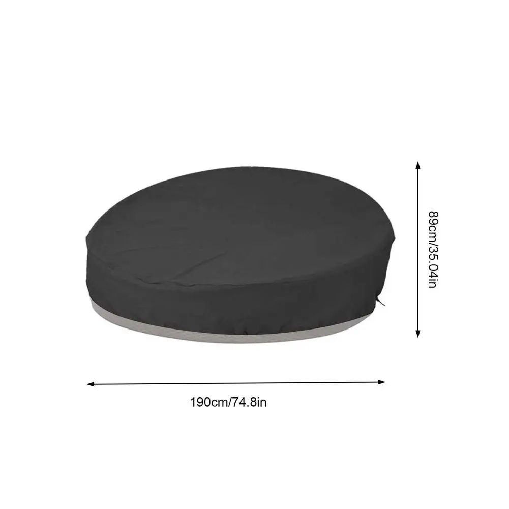 屋外防水デイベッドカバー 丸型ソファ 防塵 雨雪対策 ガーデ - Outdoor Furniture Cover Waterproof のレビューと価格