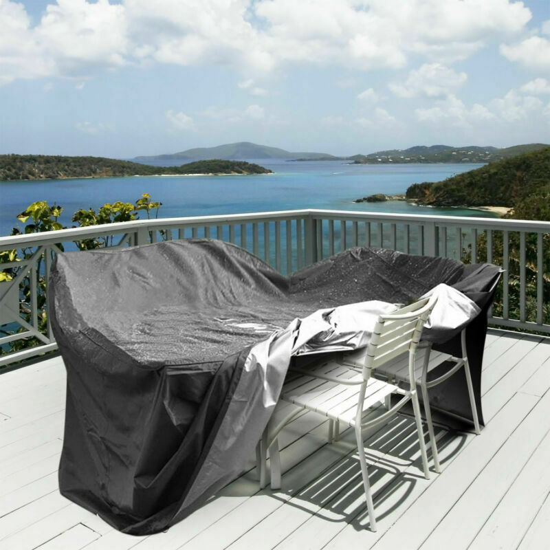 屋外用家具カバー,ソファ,椅子,テーブル,庭,雨,雪,ほこり - Outdoor Furniture Black のレビューと価格
