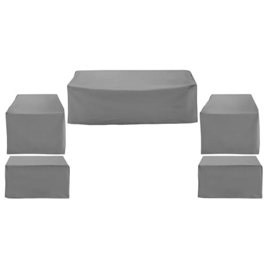 パティオ家具カバー、防水5点セット、屋外用椅子、ソファ、オッ - Outdoor Furniture Cover Waterproof のレビューと価格