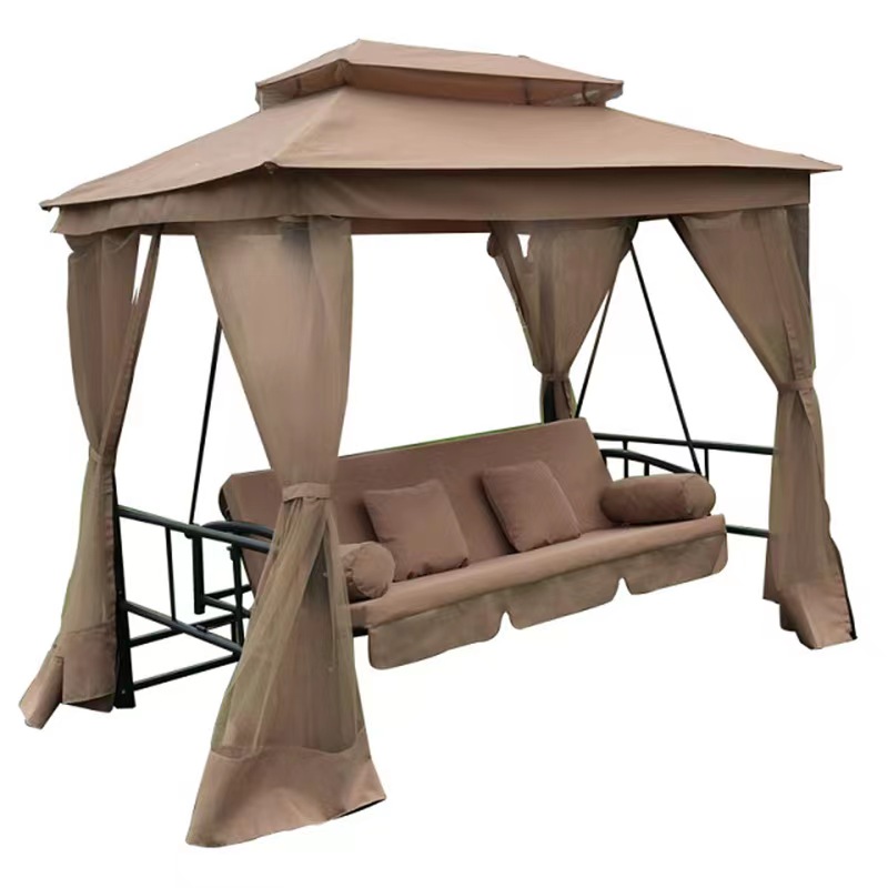 キャノピー付きパティオハンギングスイングチェア、屋外デイベッ - Garden Swing Chair のレビューと価格