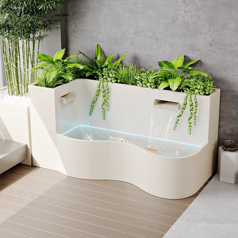 アルミ合金製モダン耐久性屋外家具流水フラワーボックス水槽養殖 - Outdoor Furniture Aluminium のレビューと価格