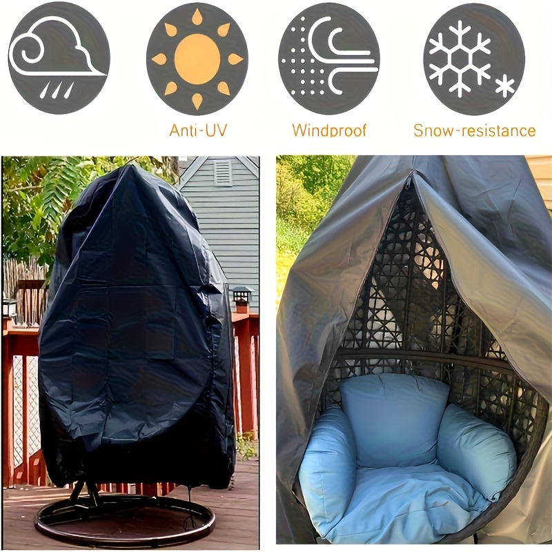 防水・UVカット・頑丈なパティオハンギングエッグチェアカバー - Garden Swing Chair のレビューと価格