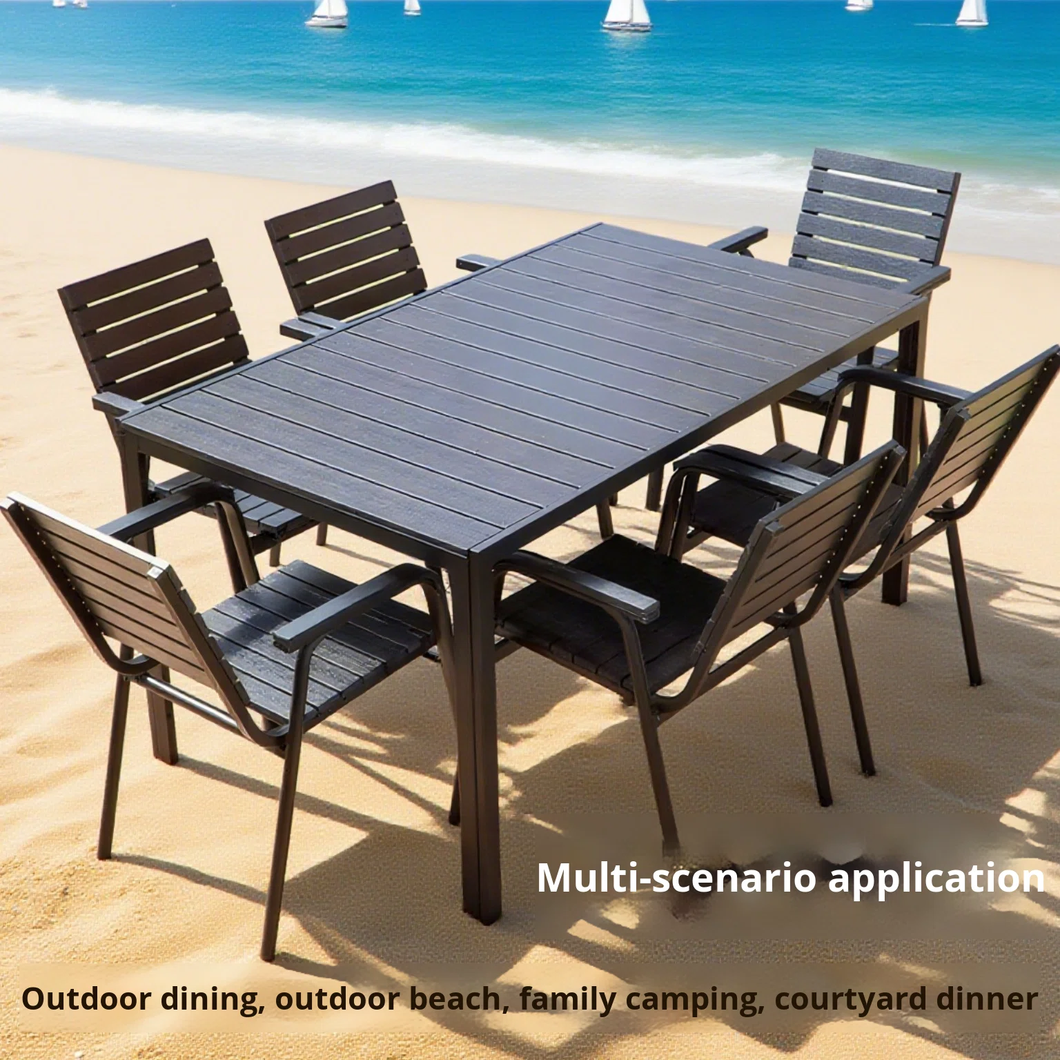 新しい竹製ピクニックガーデンテーブルチェアセット、バルコニー - Outdoor Furniture Balcony のレビューと価格